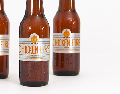 The Great Chicken Fire: Beer Label