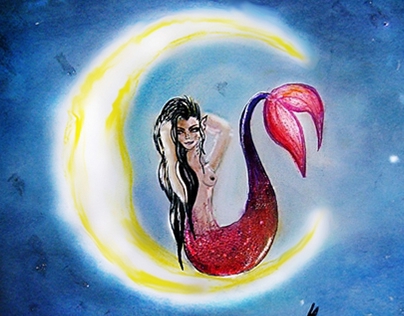 Mermaid on the Moon