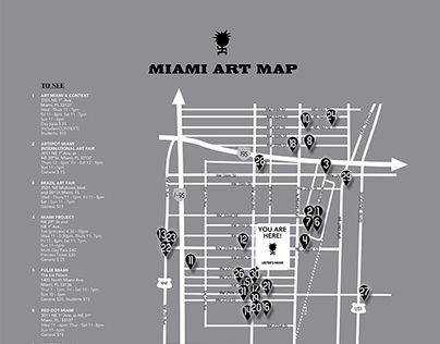 Work for Miami Art Map