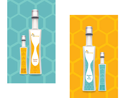 Honey Bottle Packaging Design