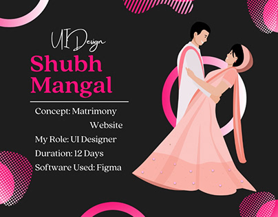SM Matrimony - Website - Landing Page - UI Design