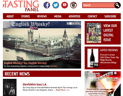 The Tasting Panel / SOMM Journal Web Redesigns
