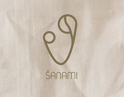 Návrh Loga Šanami - šátky na miminka/ baby sling