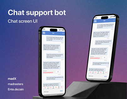 Chatscreen UI for iOS Application