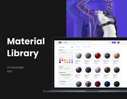 "Material Library" · Platform