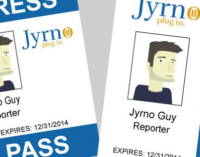 Jyrno Reporter Press Pass