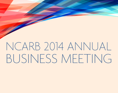 NCARB 2014 Annual Business Meeting