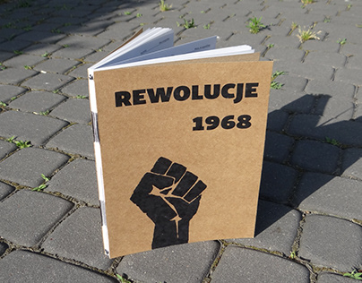 Book design "Rewolucje 1968"