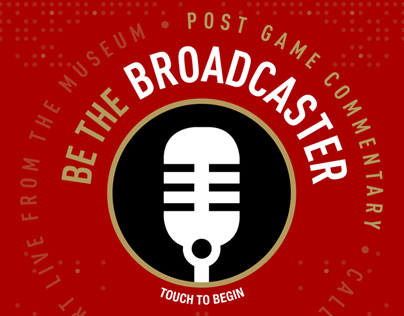 49ers Museum - Be The Broadcaster Interactive