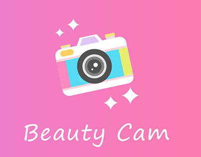 beauty cam app intro ui