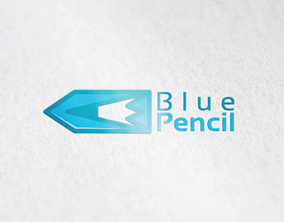 Blue Pencil Logo Design !