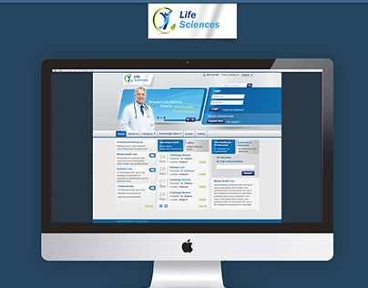 Life Science Website design