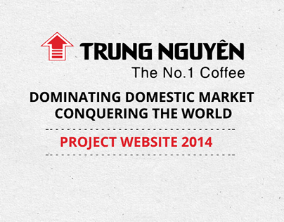 Project Website for Brand Trung Nguyen Coffee 