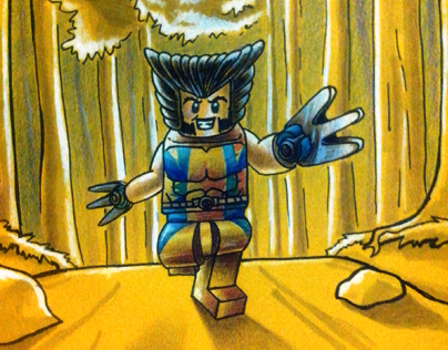 Lego Sketch Wolverine