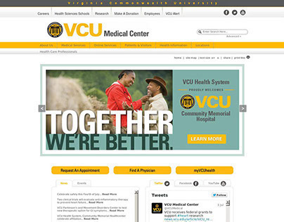 VCU Health - Redesign