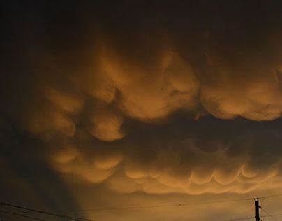 Mammatus Clouds April 21, 2014