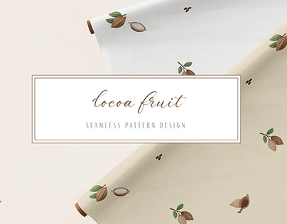 Cocoa Fruit Pattern Design for Vipcio Kids