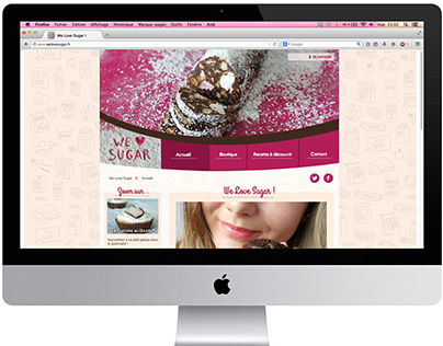 We Love Sugar - Site web