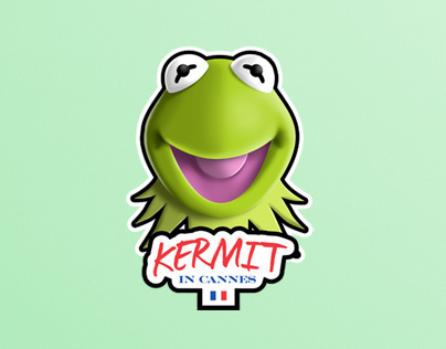 Kermit In Cannes