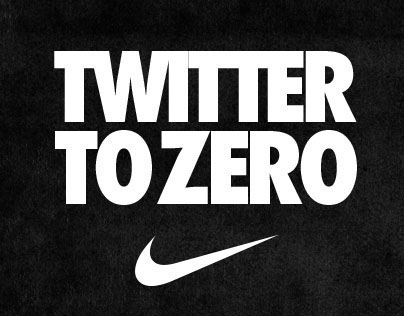Nike - Twitter to zero