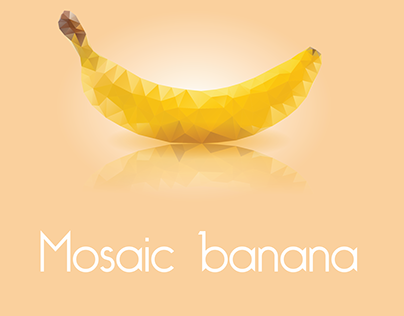 Mosaic banana
