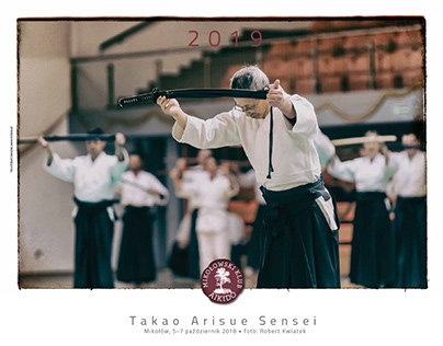 Kalendarz 12 plansz dla klubu aikido