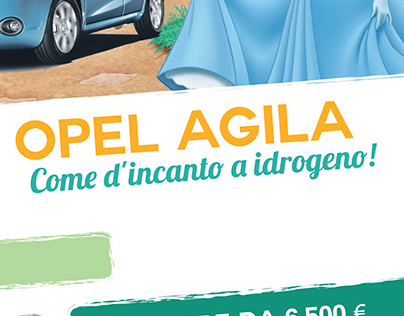 Manifesto Opel Agila - As if by magic Hydrogen