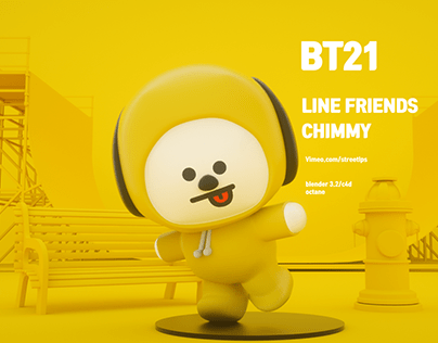 BT21 LineFreiends Chimmy Character