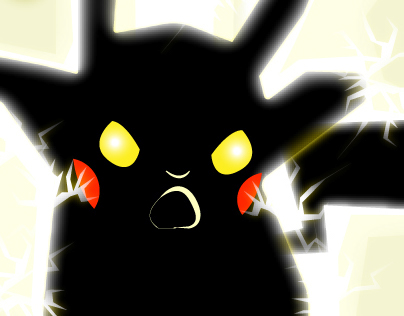 Pokemon- Pikachu Electric Shock- Fan Art