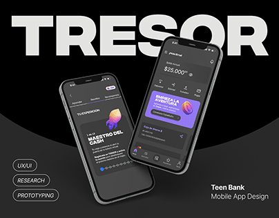 Project thumbnail - Tresor Mobile App | UX/UI Design
