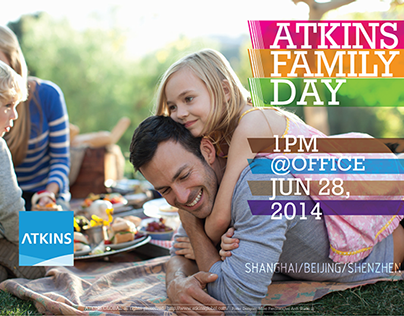 ATKINS Family Day Poster Design