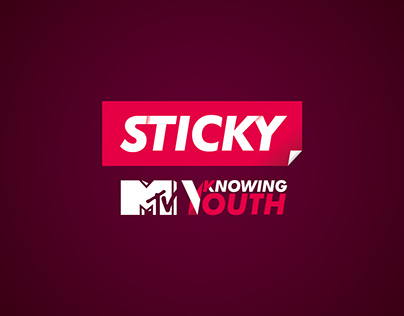MTV STICKY rebranding