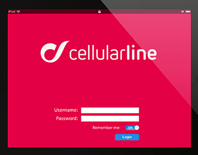 Layout design for Cellularline company app