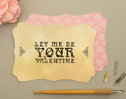 Typography / Valentine Card