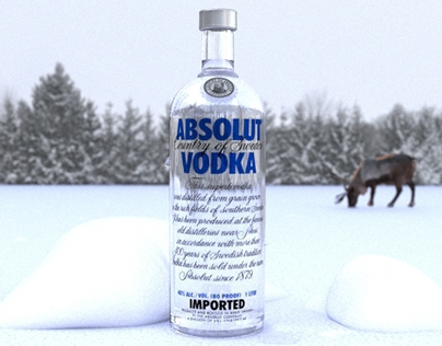 3D Design - [WIP] Absolut Vodka