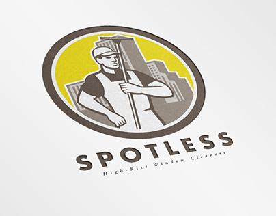 Spotless Hi-Rise Window Cleaners Logo