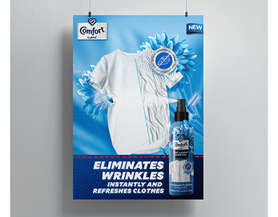 Comfort Anti-wrinkle spray KV and packaging