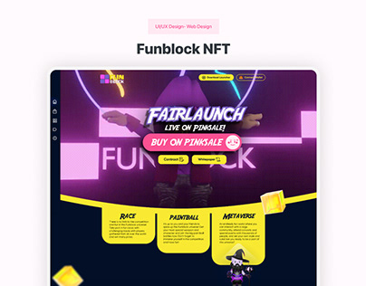 Funblock NFT UI Design