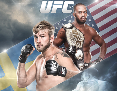 UFC 178 - Jones vs Gustafsson 2 - Unofficial Poster