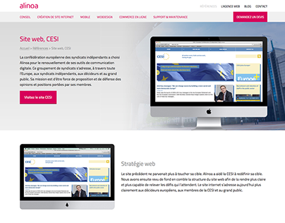 Alinoa - web site 2014