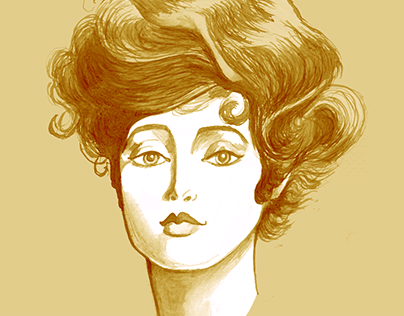 Project thumbnail - Drawing Portfolio: Gibson Girl