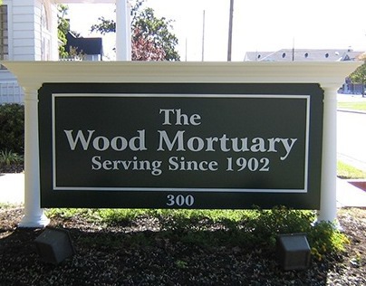 Wood Mortuary Signs
