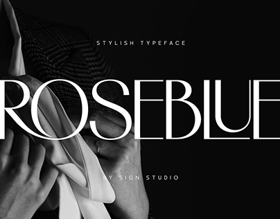 Roseblue - Stylish Sans Serif Typeface