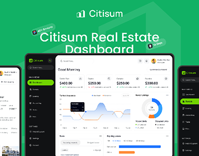 Citisum - Real Estate Dashboard Design