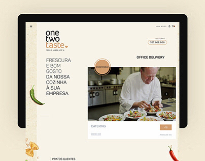 One Two Taste — Website Concept
