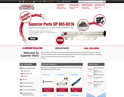 Superior Parts (Award Winning Website)