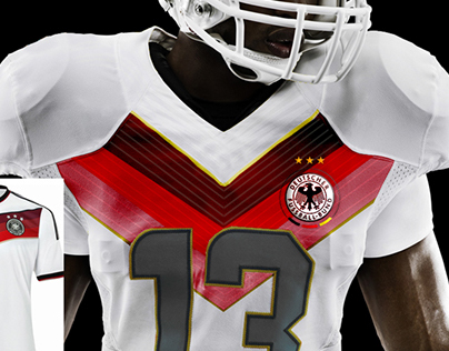 World Cup´s jerseys adapted to NFL uniforms