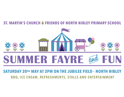 Poster, Flyer, Banner for local Summer Fayre