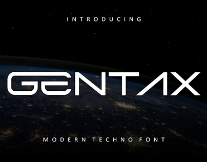 Gentax Techno Font