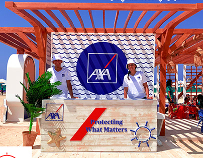 AXA Summer Display Booth Sustainability (NorthCoast)
